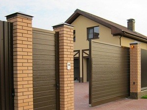 Откатные ворота   отличное решение для загородного коттеджа