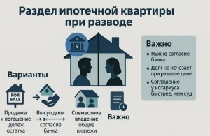Разбор судебной практики по спорам о разделе ипотечной недвижимости между бывшими супругами